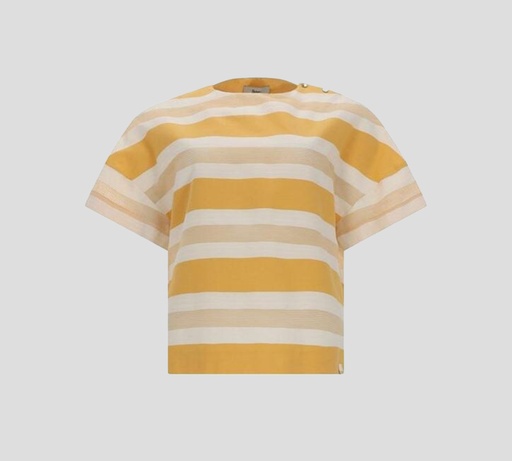 Herno - BLUSA AMARILLA DE LINO