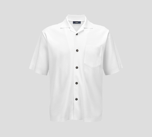 Herno - CAMISA BLANCA DE ALGODÓN ELASTICO