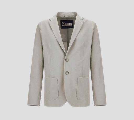 Herno - BLAZER GRIS CLARO CURRUGADO