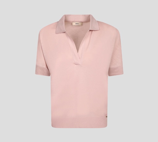 Herno - POLO ROSA VIEJA CON AJUSTABLES EN MANGA